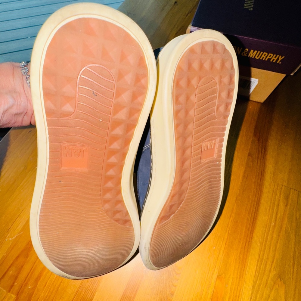 Johnston & Murphy Kids Blue Lace-Up Dress Shoes - Picture 6 of 6